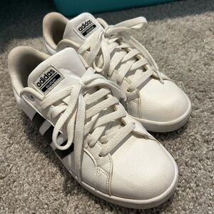 Adidas White and Black Classic Sneakers